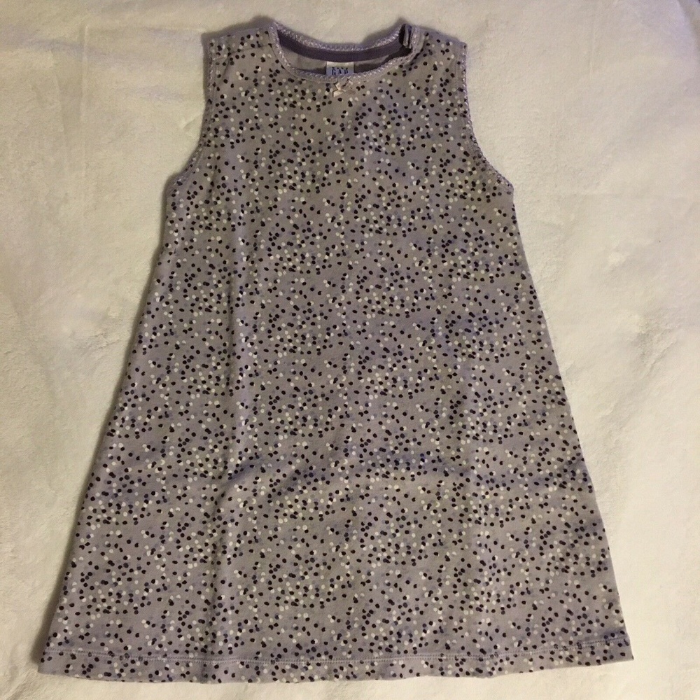 Baby Gap Girls Sleeveless Cotton Dress, Purple 5xl